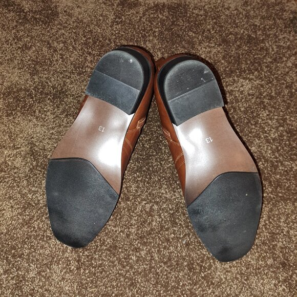 NWOT Metrocharm Men's Casual Belt Strap Studded Western Cowboy Shoes Boots 13 - Picture 2 of 9